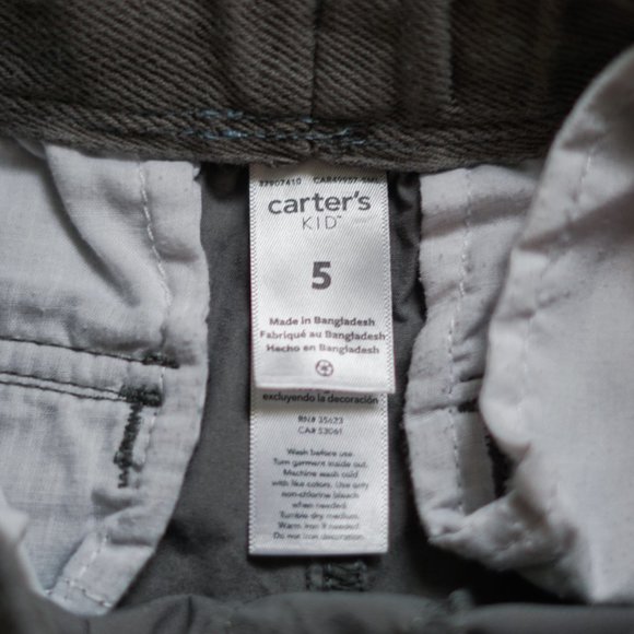 Carter's Grey Boys Cargo Pants - Picture 11 of 11